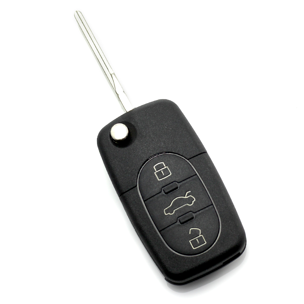 Audi - Carcasă cheie tip briceag, cu 3 butoane - baterie 2032 - CARGUARD - Autokris.ro - Magazin de Piese Auto si